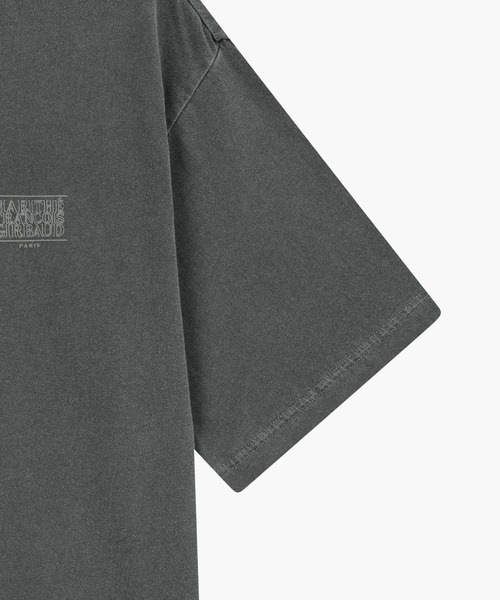 MARITHE + FRANCOIS GIRBAUD(マリテフランソワジルボー)の「OUTLINE CLASSIC LOGO OVERSIZED DYEING TEE(Tシャツ/カットソー・レディース・ライトブルー/チャコール・X-LARGE/LARGE/MEDIUM/SMALL)」の21枚目の写真