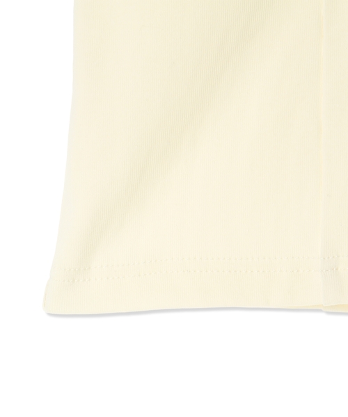 Piet（ピエット）の「肩フリルTシャツ（Tシャツ/カットソー・キッズ・オフホワイト/チャコールグレー・120/130/110/100）」の19枚目の写真
