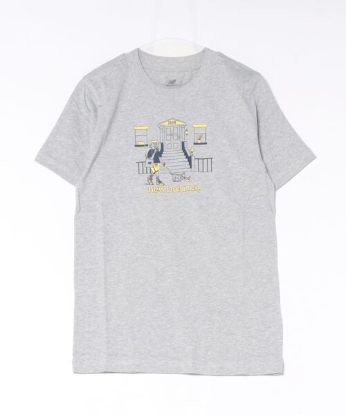 NEW BALANCE(ニューバランス)の「《New Balance》MT61Y0XJ(Tシャツ/カットソー・メンズ・グレー/ホワイト/ブラウン系その他・M/L/XL/2XL/S)」の3枚目の写真