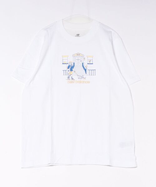 NEW BALANCE(ニューバランス)の「《New Balance》MT61Y0XJ(Tシャツ/カットソー・メンズ・グレー/ホワイト/ブラウン系その他・M/L/XL/2XL/S)」の2枚目の写真