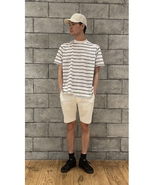 BRIEFING(ブリーフィング)の「【BRIEFING GOLF/ブリーフィングゴルフ】MEN’S DOUBLE STRIPE HIGHNECK RF(Tシャツ/カットソー・メンズ・ブラック/ネイビー/ホワイト/グリーン系その他2・L/M/S)」の2枚目の写真