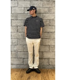 【BRIEFING GOLF/ブリーフィングゴルフ】MEN’S DOUBLE STRIPE HIGHNECK RF