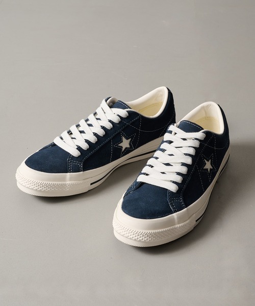 CONVERSE（コンバース）の「【CONVERSE】ONE STAR SUEDE（スニーカー・レディース・ブラック/ネイビー・8.5/4/4.5/5/5.5/6.5/7/7.5/8/9/9.5）」の4枚目の写真