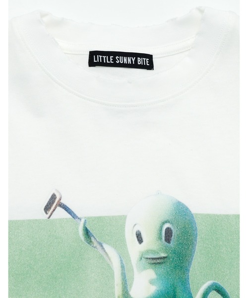 Little sunny bite（リトルサニーバイト）の「【8】【it】【Little Sunny Bite 】graphic long tee（Tシャツ/カットソー・レディース・ピンク/ホワイト/ブラック・SMALL/MEDIUM）」の7枚目の写真