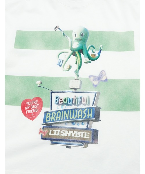Little sunny bite（リトルサニーバイト）の「【8】【it】【Little Sunny Bite 】graphic long tee（Tシャツ/カットソー・レディース・ピンク/ホワイト/ブラック・SMALL/MEDIUM）」の8枚目の写真