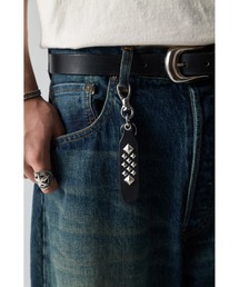 CALEE(�L�����[)��STUDS LEATHER KEY RING ��TYPE C��(�L�[�z���_�[)