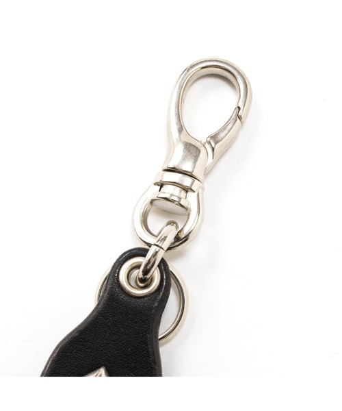 STUDS LEATHER KEY RING ＜TYPE C＞（キーホルダー）｜CALEE（キャリー