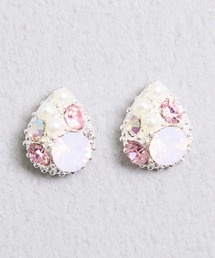 Zoule（ゾーラ）の「Zoule ゾーラ：mini tears bijou　ドロップ　ビジュー　ピアス（ピアス（両耳用））」