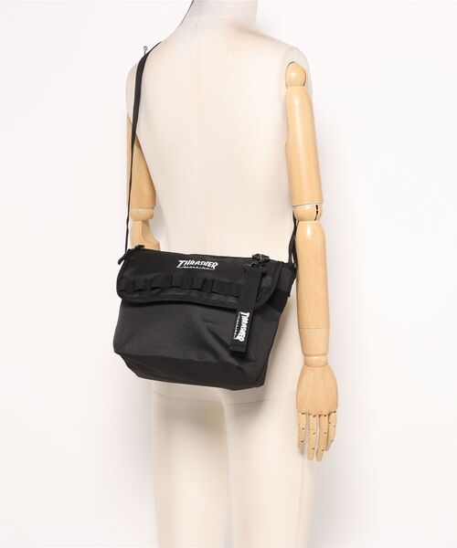 THRASHER(スラッシャー)の「THRASHER FLAP SHOULDER(ショルダーバッグ・メンズ・ブラック系その他2/ブラック系その他・FREE)」の6枚目の写真