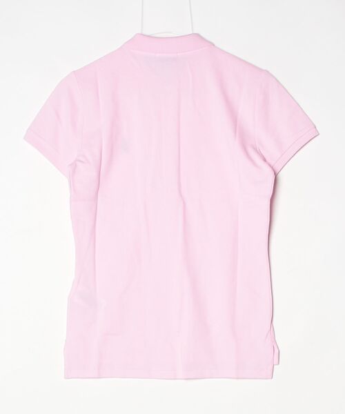 POLO RALPH LAUREN(ポロ ラルフ ローレン)の「スリム フィット ストレッチ ポロシャツ(ポロシャツ・レディース・ピンク・S/M/XS/XL/L)」の7枚目の写真