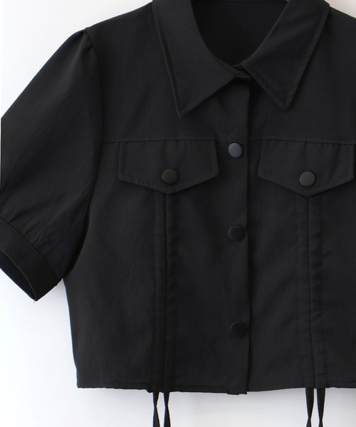 SpRay(スプレイ)の「【セットアップ/着回し抜群】シャーリングジャケットxキャミワンピース(ワンピース・レディース・ブラック/チャコールグレー/ベージュ/ネイビー/ブラウン/ダークカーキ・FREE)」の22枚目の写真