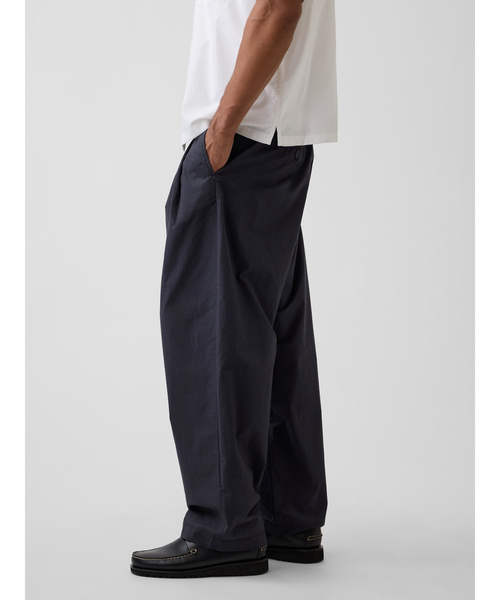 GAP(ギャップ)の「ポプリン バギー バレルパンツ(その他パンツ・メンズ・ブラック/ベージュ・M/XS/S/L)」の3枚目の写真