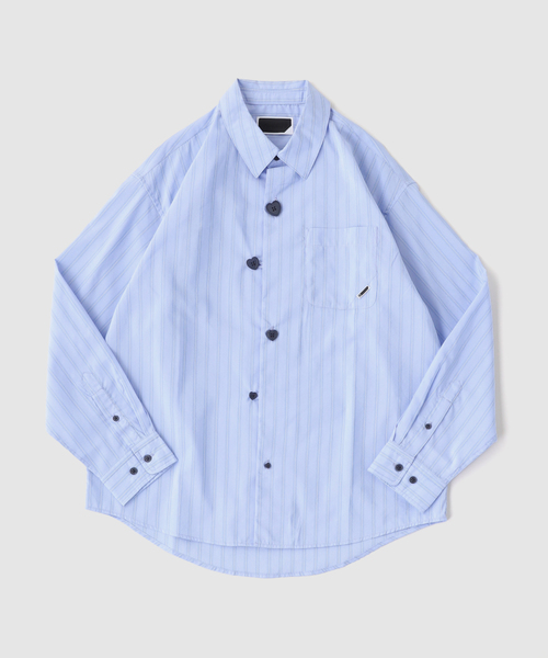 PHINGERIN(フィンガリン)の「PHINGERIN / フィンガリン FLOATING HEART SHIRT(シャツ/ブラウス・メンズ・ブルー系その他/ホワイト/ブラック・MEDIUM)」の3枚目の写真