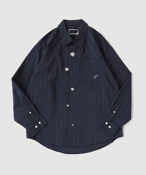 PHINGERIN(フィンガリン)の「PHINGERIN / フィンガリン FLOATING HEART SHIRT(シャツ/ブラウス・メンズ・ブルー系その他/ホワイト/ブラック・MEDIUM)」の2枚目の写真