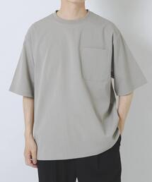 『接触冷感/吸水速乾』クールタッチクレープジョーゼットTシャツ