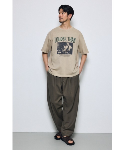 AZUL by moussy（アズールバイマウジー）の「【サイズ,身長別画像あり】ウールタッチクライミングパンツ　春服　夏服　リラックス（スラックス・メンズ・カーキ/ブラック・SMALL/LARGE/MEDIUM）」の14枚目の写真