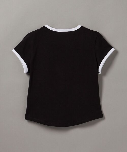 Calvin Klein(カルバン・クライン)の「ショートスリーブモノグラムスクープネックベビーTシャツ(Tシャツ/カットソー・レディース・ホワイト/ブラック・XS/S/M)」の17枚目の写真