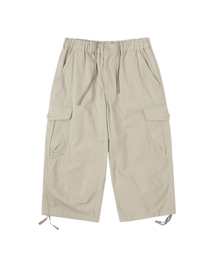 Cargo Capri Pant - Beige