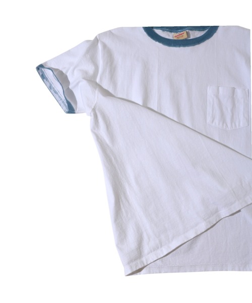 Goodwear(Since1983)(グッドウェア)の「S/S POCKET TEE HAND PAINT/ ショートスリーブティー ハンドペイント(Tシャツ/カットソー・メンズ・ホワイト×グレー/ホワイト×ピンク・LARGE/MEDIUM/X-LARGE)」の12枚目の写真