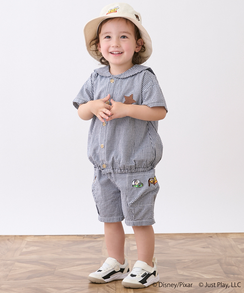 petit main（プティマイン）の「【Disney/Pixar】TOY STORY / セーラー半袖シャツ（シャツ/ブラウス・キッズ・ブルー/カラフル・M/L/S）」の5枚目の写真