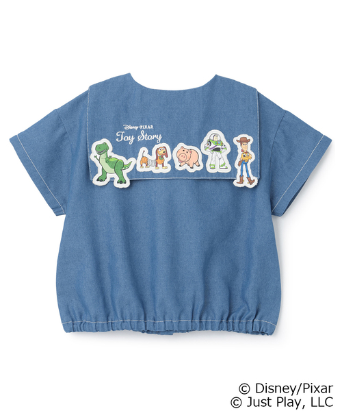 petit main（プティマイン）の「【Disney/Pixar】TOY STORY / セーラー半袖シャツ（シャツ/ブラウス・キッズ・ブルー/カラフル・M/L/S）」の19枚目の写真