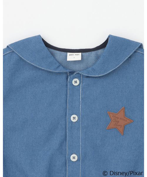 petit main（プティマイン）の「【Disney/Pixar】TOY STORY / セーラー半袖シャツ（シャツ/ブラウス・キッズ・ブルー/カラフル・M/L/S）」の18枚目の写真