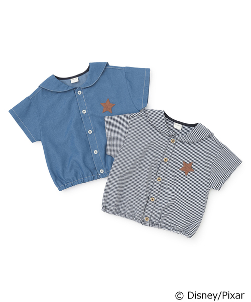 petit main（プティマイン）の「【Disney/Pixar】TOY STORY / セーラー半袖シャツ（シャツ/ブラウス・キッズ・ブルー/カラフル・M/L/S）」の13枚目の写真