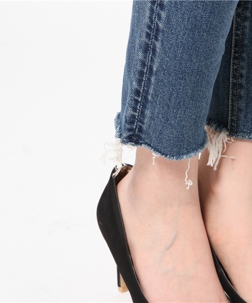 SLY（スライ）の「【otonaMUSE5月号掲載】CENTLE JW ANKLE SLIM-B（デニムパンツ・レディース・ブルー・26inch/27inch/24inch/23inch/25inch）」の8枚目の写真