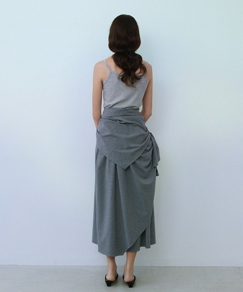 leinwande（ラインヴァンド）の「【leinwande】26SS新作 Scarf Camisole（キャミソール・レディース・LT.Gray/Black/White・ONE SIZE）」の18枚目の写真