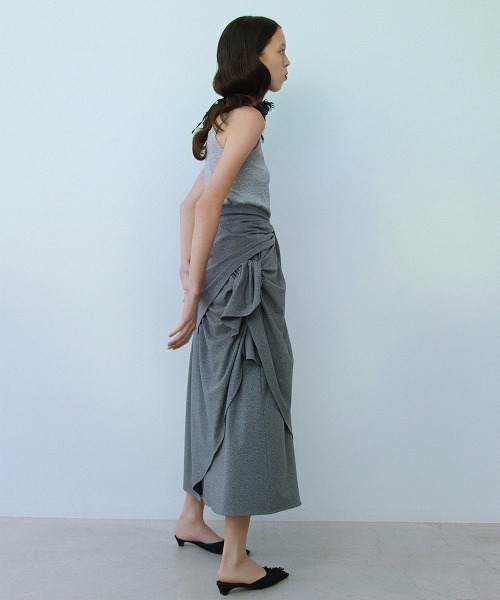 leinwande（ラインヴァンド）の「【leinwande】26SS新作 Scarf Camisole（キャミソール・レディース・LT.Gray/Black/White・ONE SIZE）」の17枚目の写真