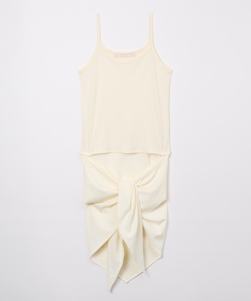 leinwande（ラインヴァンド）の「【leinwande】26SS新作 Scarf Camisole（キャミソール・レディース・LT.Gray/Black/White・ONE SIZE）」の12枚目の写真
