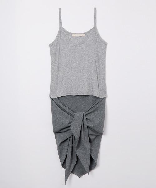leinwande（ラインヴァンド）の「【leinwande】26SS新作 Scarf Camisole（キャミソール・レディース・LT.Gray/Black/White・ONE SIZE）」の9枚目の写真