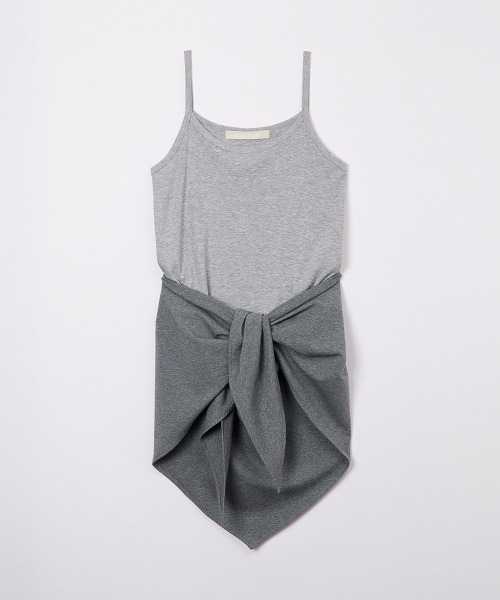 leinwande（ラインヴァンド）の「【leinwande】26SS新作 Scarf Camisole（キャミソール・レディース・LT.Gray/Black/White・ONE SIZE）」の8枚目の写真