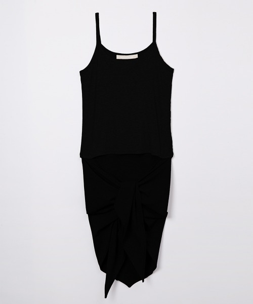 leinwande（ラインヴァンド）の「【leinwande】26SS新作 Scarf Camisole（キャミソール・レディース・LT.Gray/Black/White・ONE SIZE）」の6枚目の写真
