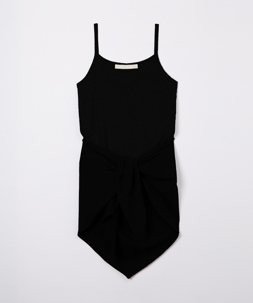 leinwande（ラインヴァンド）の「【leinwande】26SS新作 Scarf Camisole（キャミソール・レディース・LT.Gray/Black/White・ONE SIZE）」の5枚目の写真
