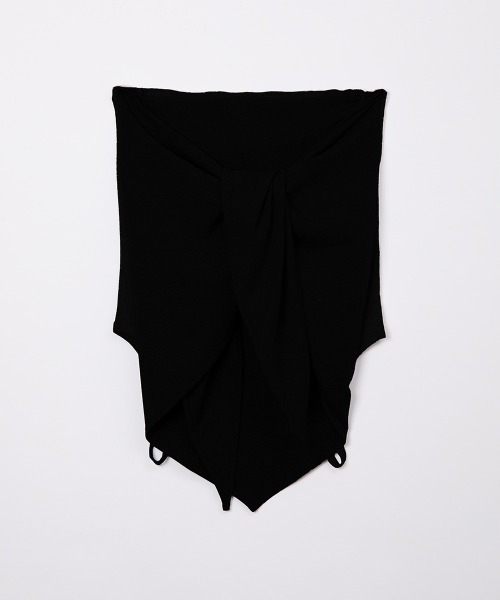 leinwande（ラインヴァンド）の「【leinwande】26SS新作 Scarf Camisole（キャミソール・レディース・LT.Gray/Black/White・ONE SIZE）」の4枚目の写真