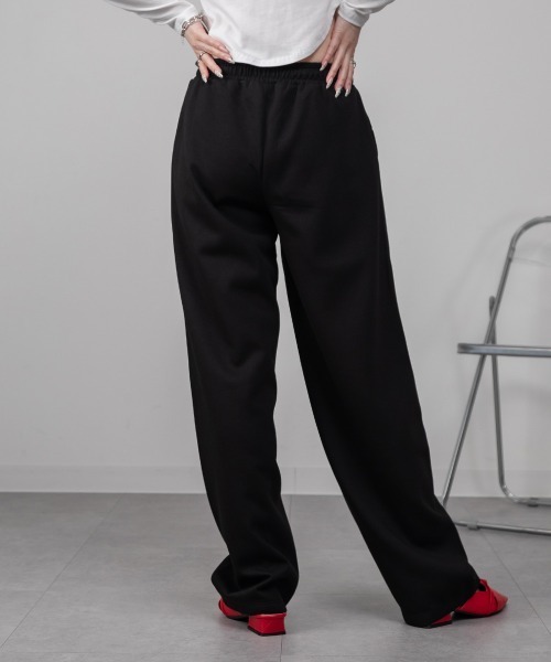 mellomela.（メロメラ）の「タック入りバレルパンツ（スウェットパンツ・レディース・杢グレー/ブラック・M）」の18枚目の写真