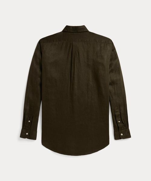 POLO RALPH LAUREN（ポロ ラルフ ローレン）の「クラシック フィット リネン シャツ（シャツ/ブラウス・メンズ・グリーン・L/M/S/XL/XS/XXL）」の5枚目の写真