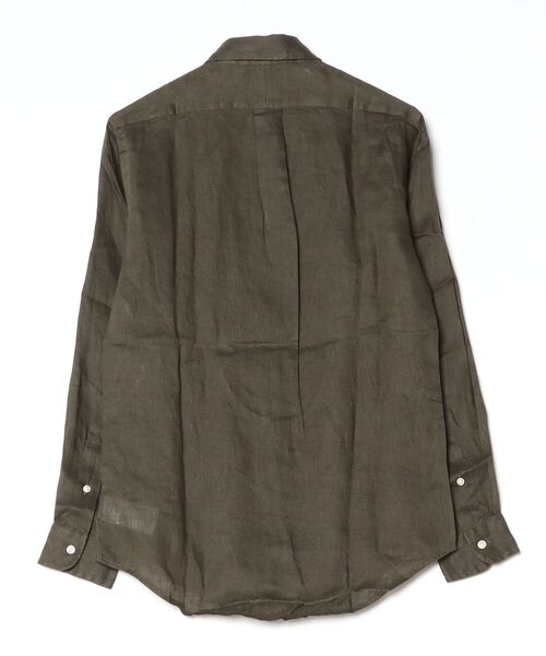POLO RALPH LAUREN（ポロ ラルフ ローレン）の「クラシック フィット リネン シャツ（シャツ/ブラウス・メンズ・グリーン・L/M/S/XL/XS/XXL）」の2枚目の写真
