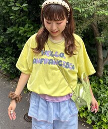 HELLO.SANFRANCISCO | 【HELLO.SANFRANCISCO/ハローサンフランシスコ】裾フリルドロストTシャツ(Tシャツ/カットソー)