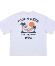 FREDY MAC（フレディーマック）の「【ORION × Duckster】オリオンビールコラボTEE ハンモックTEE（Tシャツ/カットソー）」