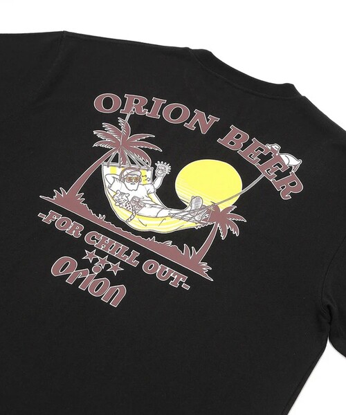FREDY MAC（フレディーマック）の「【ORION × Duckster】オリオンビールコラボTEE ハンモックTEE（Tシャツ/カットソー・メンズ・ホワイト/ブラック/マスタード・M/L）」の5枚目の写真