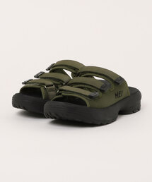 【MEI メイ】TRIPLE STRAP SANDAL ボリュームソール ベルト スポーツサンダル 軽量 厚底 EVAソール / Men’s