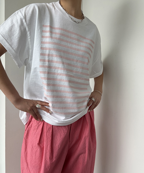 JOURNAL STANDARD LUXE(ジャーナルスタンダード ラックス)の「《追加2》Kalina's T(Tシャツ/カットソー・レディース・ホワイト/ライトグレー/バーガンディー・FREE)」の21枚目の写真