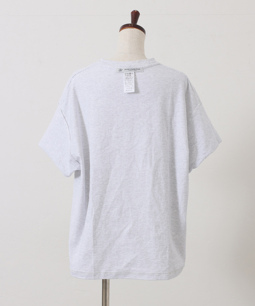 JOURNAL STANDARD LUXE(ジャーナルスタンダード ラックス)の「《追加2》Kalina's T(Tシャツ/カットソー・レディース・ホワイト/ライトグレー/バーガンディー・FREE)」の4枚目の写真