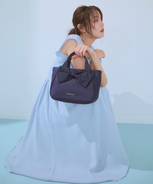 TOCCA(トッカ)の「MILLEFEUILLE PARASOL ドレス(ワンピース・レディース・サックスブルー系・00/0/2/4/6)」の3枚目の写真