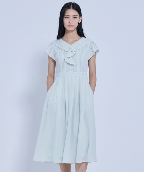 TOCCA(トッカ)の「MILLEFEUILLE PARASOL ドレス(ワンピース・レディース・サックスブルー系・00/0/2/4/6)」の6枚目の写真