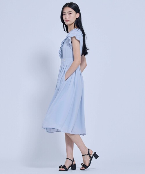 TOCCA(トッカ)の「MILLEFEUILLE PARASOL ドレス(ワンピース・レディース・サックスブルー系・00/0/2/4/6)」の12枚目の写真