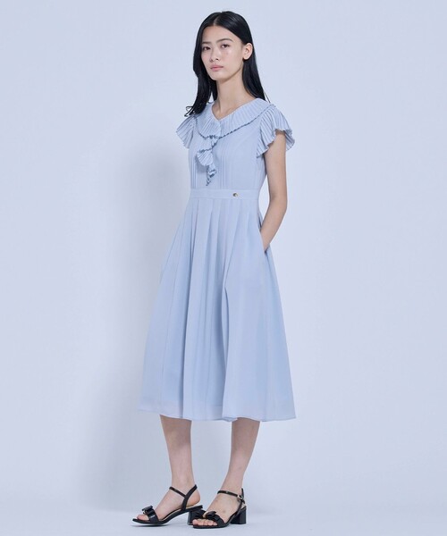 TOCCA(トッカ)の「MILLEFEUILLE PARASOL ドレス(ワンピース・レディース・サックスブルー系・00/0/2/4/6)」の13枚目の写真