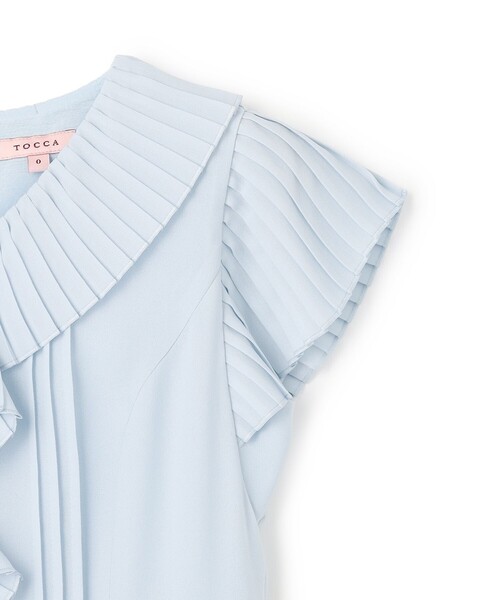 TOCCA(トッカ)の「MILLEFEUILLE PARASOL ドレス(ワンピース・レディース・サックスブルー系・00/0/2/4/6)」の19枚目の写真